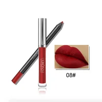 

Customized 2pcs/set Matte Liquid Lipstick + 1pc Lip Liner Pencil jenner Makeup Waterproof Lip Gloss Lip Kits