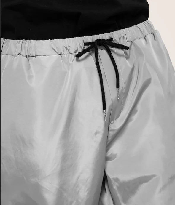 Lower Moq Men Solid Elastic Cuffs Nylon Wind Pants Buy Nylon Wind