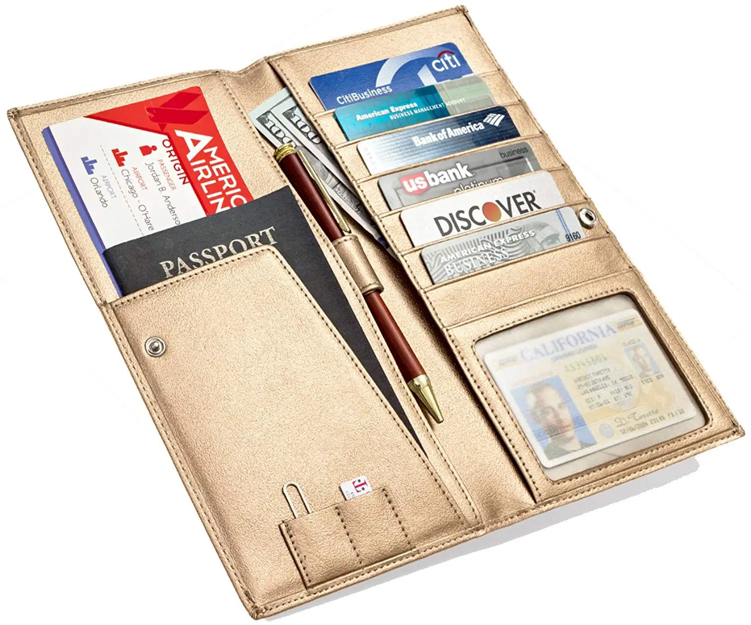 mens travel wallet organiser