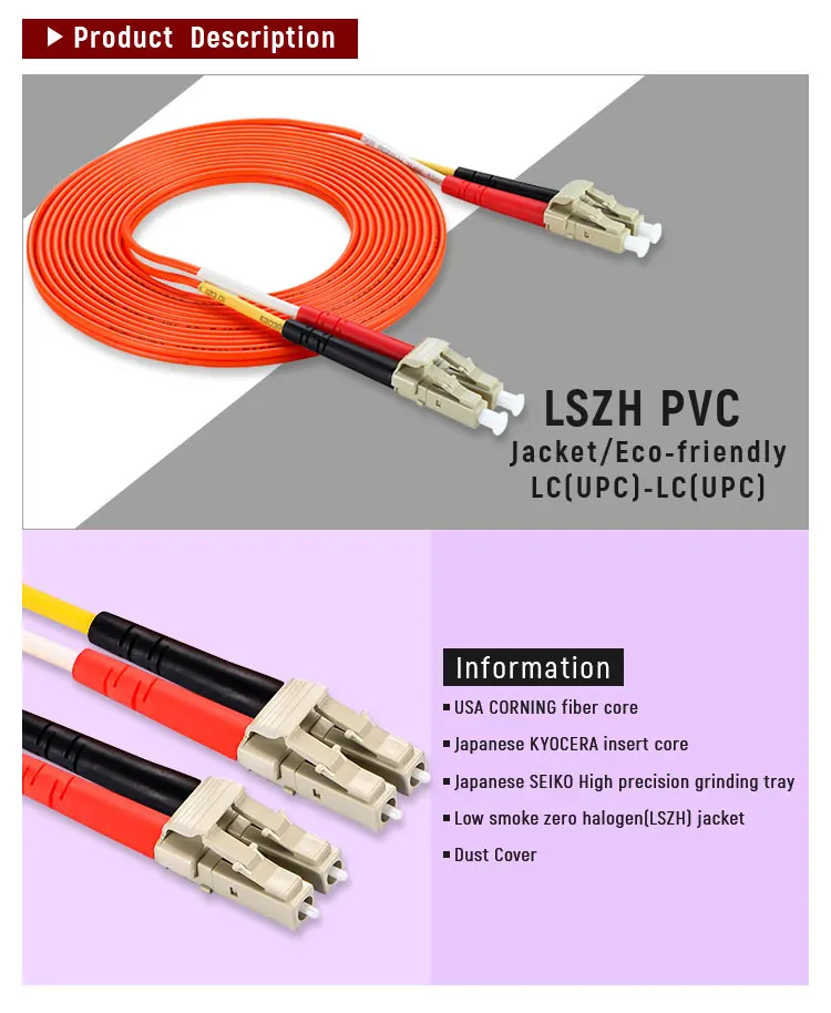 3m Low Moq St(upc) To St(upc) Telecommunication Multimode Duplex Catv ...