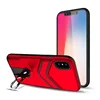 Mobile phone accessories new zipper head kickstand case for iphone x 10,for iphone x case hybrid, for iphone x tpu pc case