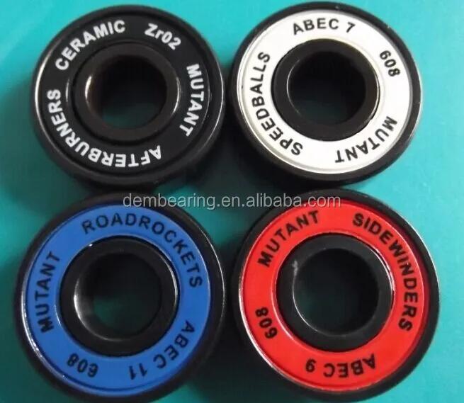 High Speed Custom Skateboard Bearings 608 Inline Skate Wheel Bearings