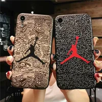 

Sneaker Jordan Phone Case For iPhone X/XR/XS MAX/11/11 Pro/11 pro max Sole TPU Protective Cell Mobile Phone Back Cover