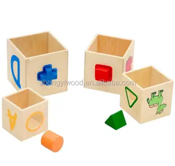 wooden cubes toys