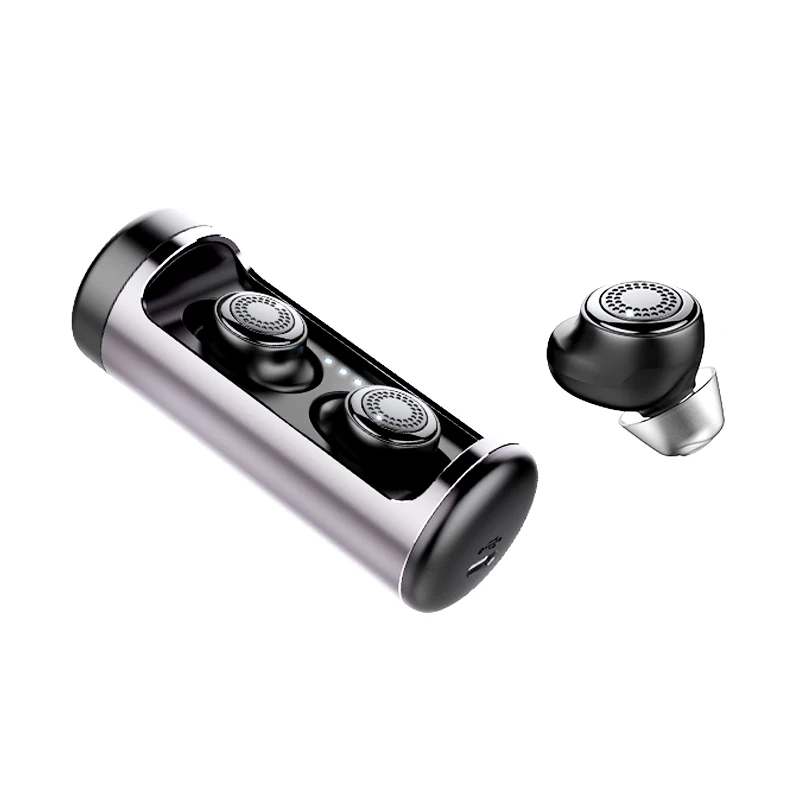 

Aluminum Alloy 360Rotating Bluetooth 5.0 TWS Earphone