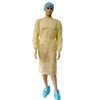 Laboratory isolation gown knitted wrist cuff high quality