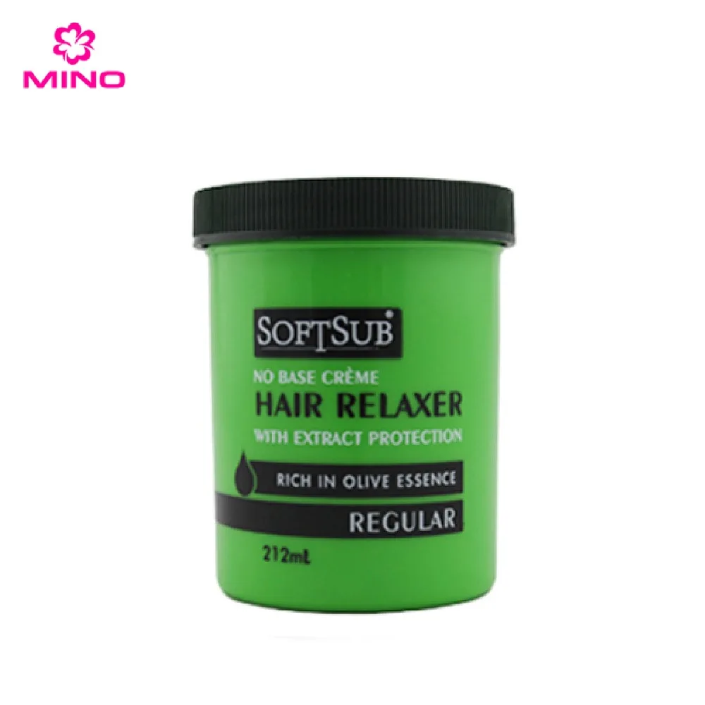 No-Lye African Hair Straighten Cream Hair Relaxer Cream In Bottle