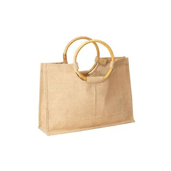 wooden tote bag