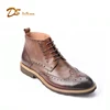 2017 wholesale male shops online winter wear men leather fashion boots