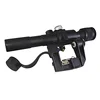 GSP5235--Tactical Russian POSP 4X26 SVD Red Illuminated Sniper Scope With Rubberized Support Sight Eyepiece Extender