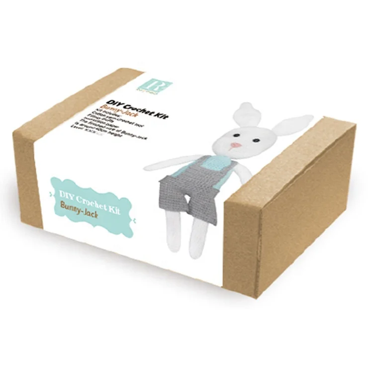 
Cute Animal Rabbit DIY Knitting kit DIY Crochet Kit 