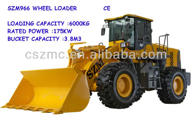 SXMW machine wheel loader for load cap 6000kg SXMW 968 By 