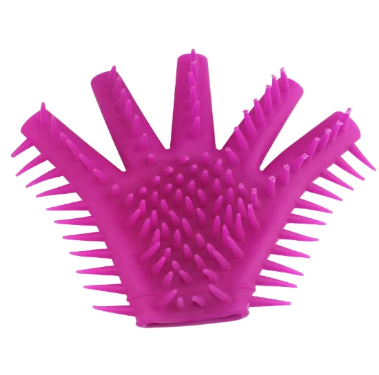 Spike Silicone Sex Gloves Couple Sex Games Flirting Foreplay Silicone
