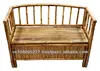 BF-13022 - Bamboo storage - Bamboo Storage Bench with Arms and Hinged Seat