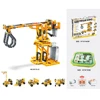 Electric Volcano Truck blocks 6 in 1 with 2.4GHz Radio,Vehicle Battery and Charger Included engineer remote control car