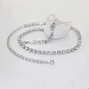 P-9038 Stage performance diamond accessory belly dance long waist hip chain