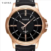 

YAZOLE 358 factory wholesale business fashion men's belt quartz watch