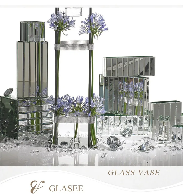 Vertical Glass Mirror Vase Wedding Mirrored Vase With Artificial Flowers Buy Mirror Vase Wedding Mirrored Vase With Artificial Flowers Vertical Glass Mirror Vase Product On Alibaba Com