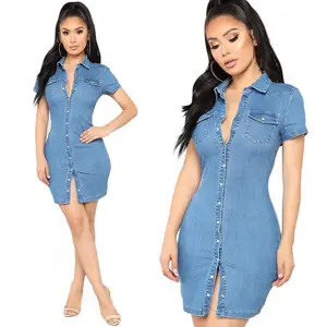 tight denim dress outfit
