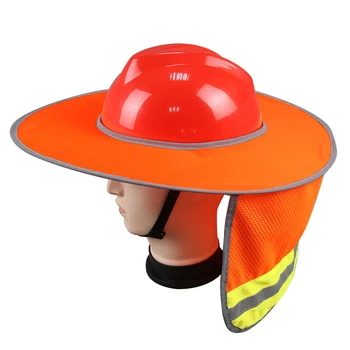 full brim hard hat sun shade