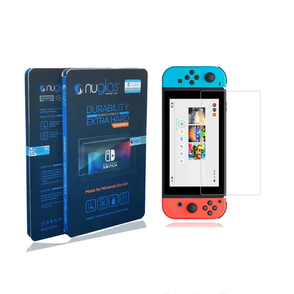 
Nuglas tempered glass ultra clear 9h 0.33mm screen protector for Nintendo Switch 
