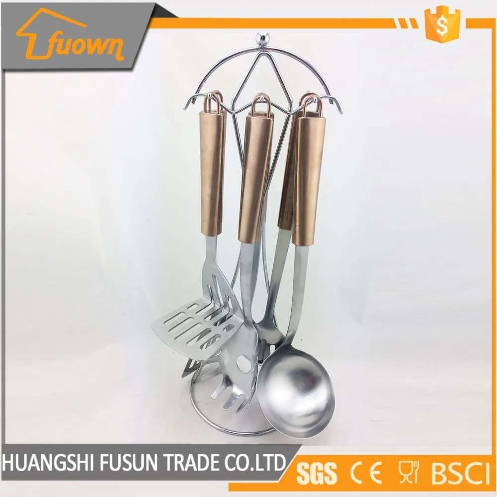 rose gold cooking set