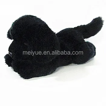 perro negro peluche