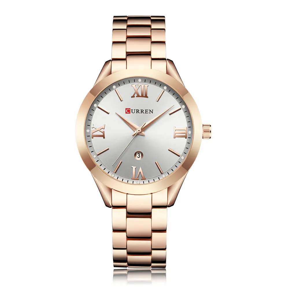 Curren 9007 Rose Gold Watch Women Quartz Watches Ladies Top Brand ...