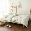 light green polyester patchwork colorful adult floral fairy bedding sets