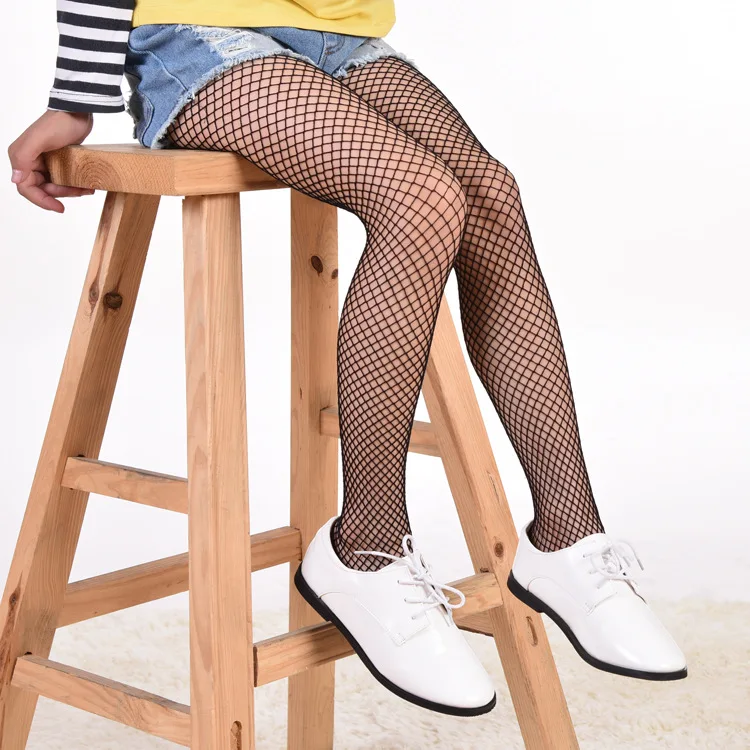 

Children's fishnet socks summer large medium and small mesh stockings girls Kids Baby Fishnet Stockings Black Pantyhose Tights, Colors