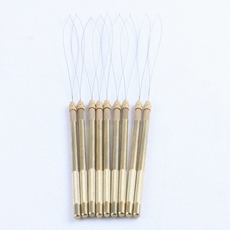 Xuchang Harmony Hair Brass Handle Ventilating Needle For Lace Wigs