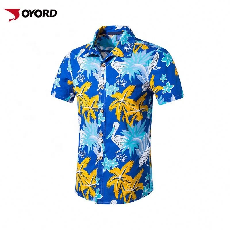 

Logo Printed Men Oem Custom Shirt Hawaiian High Quality T Shirts For Wholesale, As your request