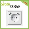 Alibaba express european hotel Mini mechanism Part Wall Switch 2 gang USB socket with EU US AU UK universal socket