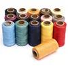 Excellent Quality 1 Spool 260m 1mm Flat Sewing Coarse Braid Waxed Thread For Leather Craft Repair