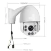 H265 4MP 10X Zoom Night Vision ir Outdoor PTZ Camera
