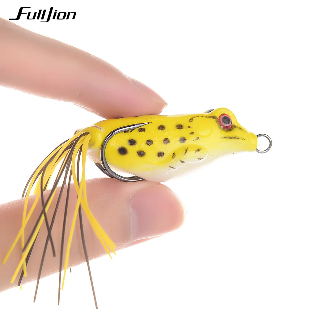 
Fulljion Topwater Wobblers Minnow Crankbaits for Fly Fishing Artificial Insect Soft Lures Frog Fishing Lures 
