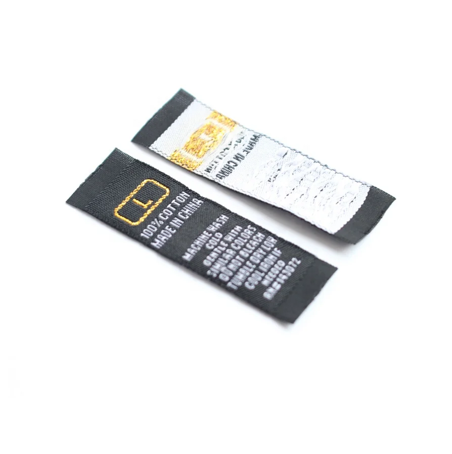 

Fashion design !Customized cotton garment labels/clothing labels/printed label tag