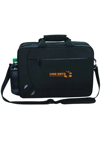 Expandable business men laptop messenger bag, conference satchel shoulder briefcase