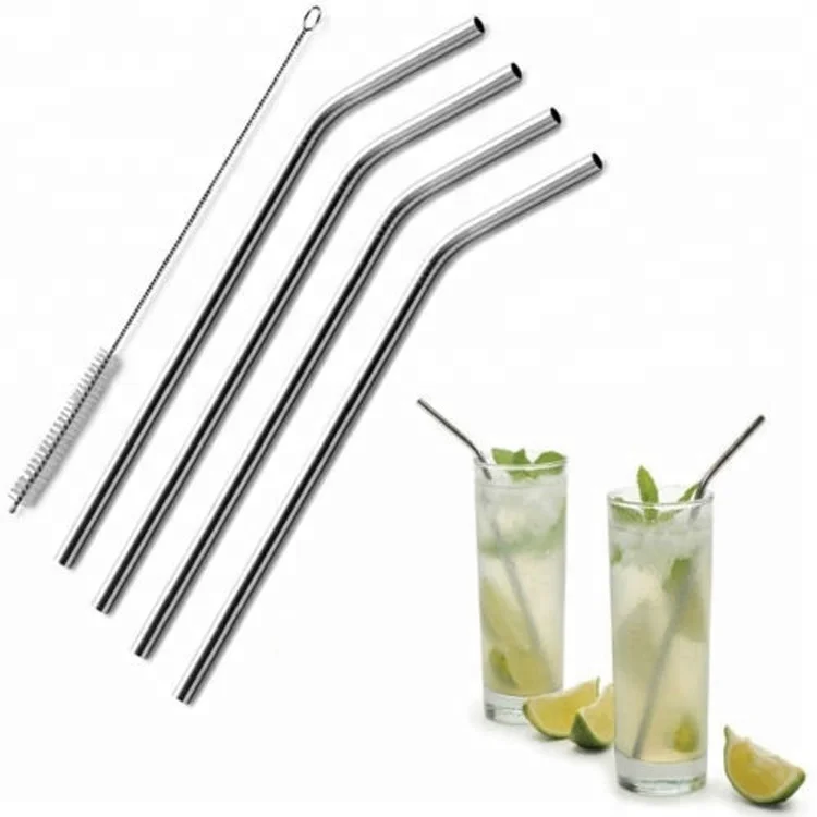 

Best Seller Eco Reusable Stainless Steel Metal Drinking Steel Straw, Customized color or pms color
