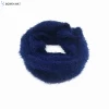 wholesale custom royal polyester shag winter knit snood for ladies