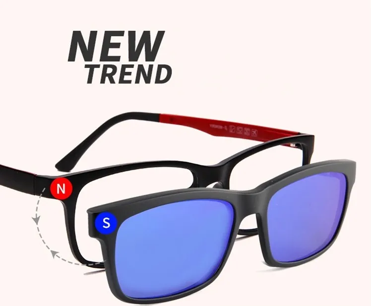 designer glasses with clip on sunglasses