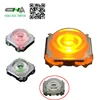 Momentary illuminated switch with LED lighting 9.85x9.85mm SPST switch with silica gel button