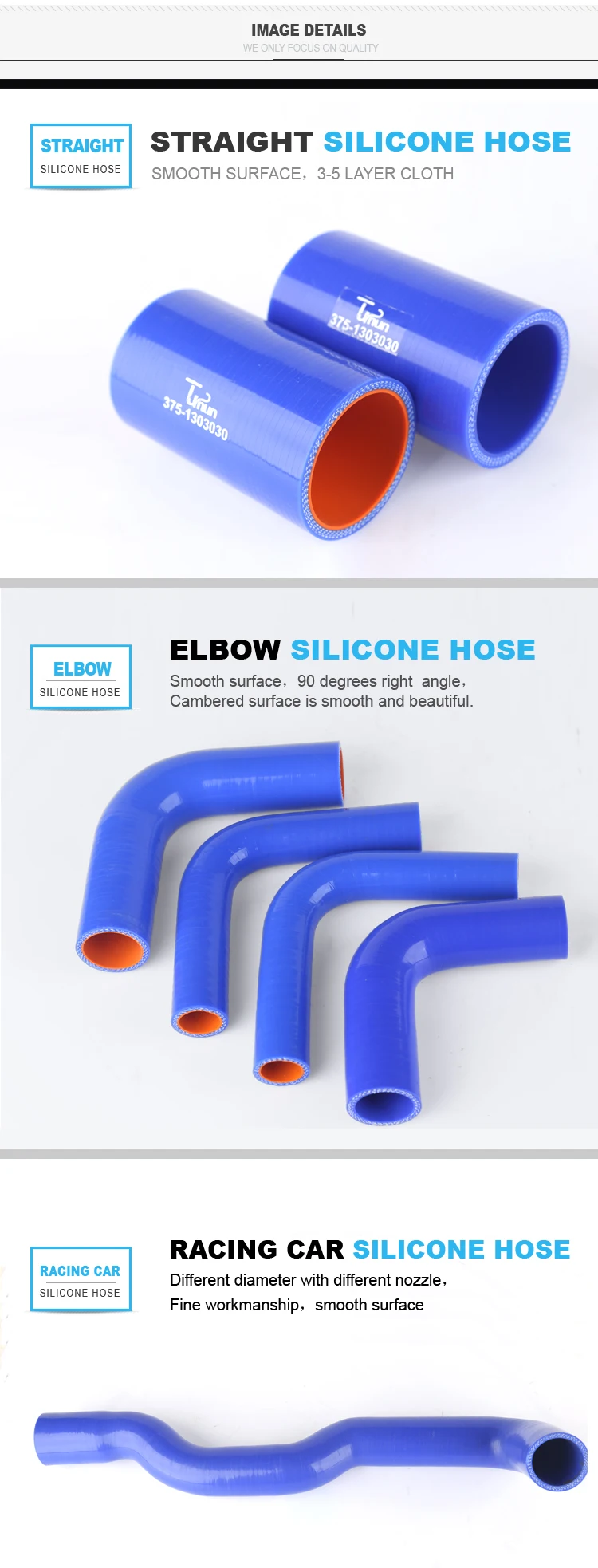 ex-factory clear 45 degree elbow silicone hose for truck