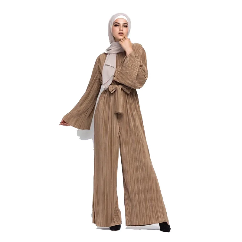 

casual loose muslim women jumpsuit, Five colors for option