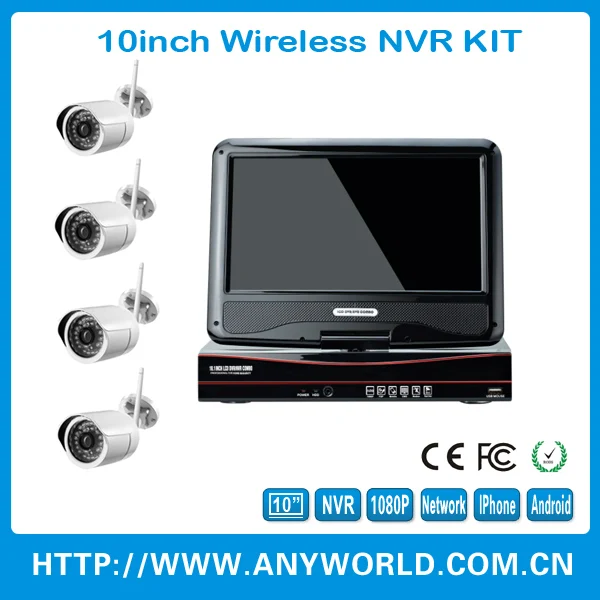 shenzhen cctv home security wireless nvr and wireless cameras kit