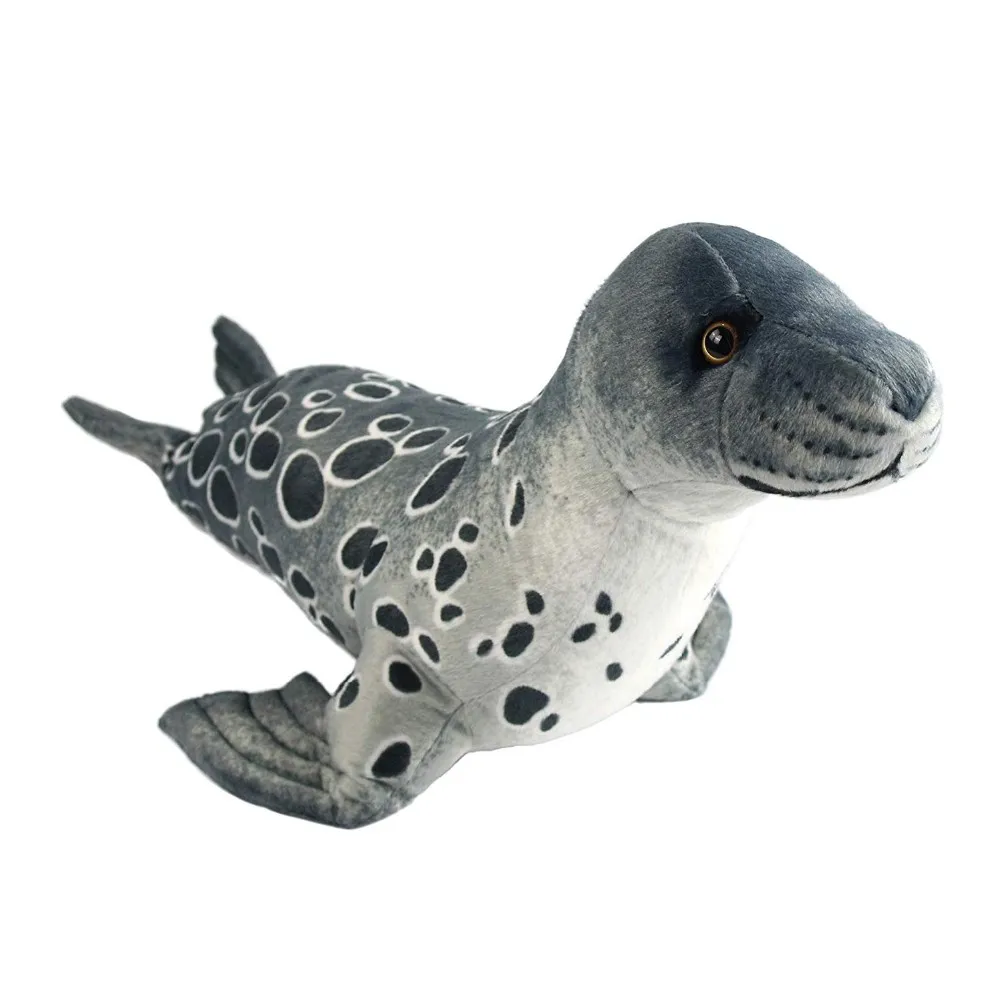 Whoelasle Big Grey Baby Seal Plush Pillow Soft Seal Plush Plush Toys ...