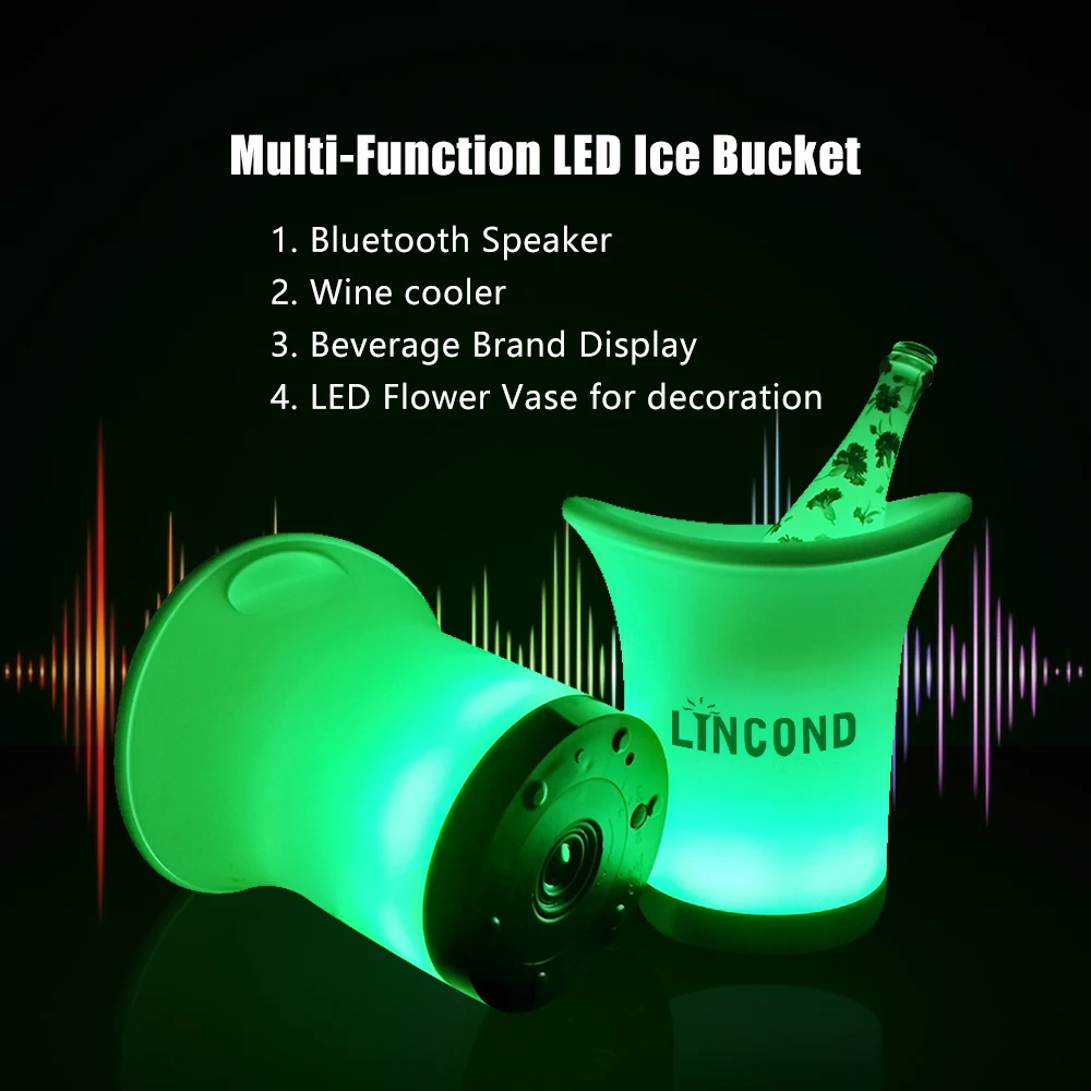 Led Ice Bucket Bluetooth Speakers Buy Led Ice Bucket Bluetooth