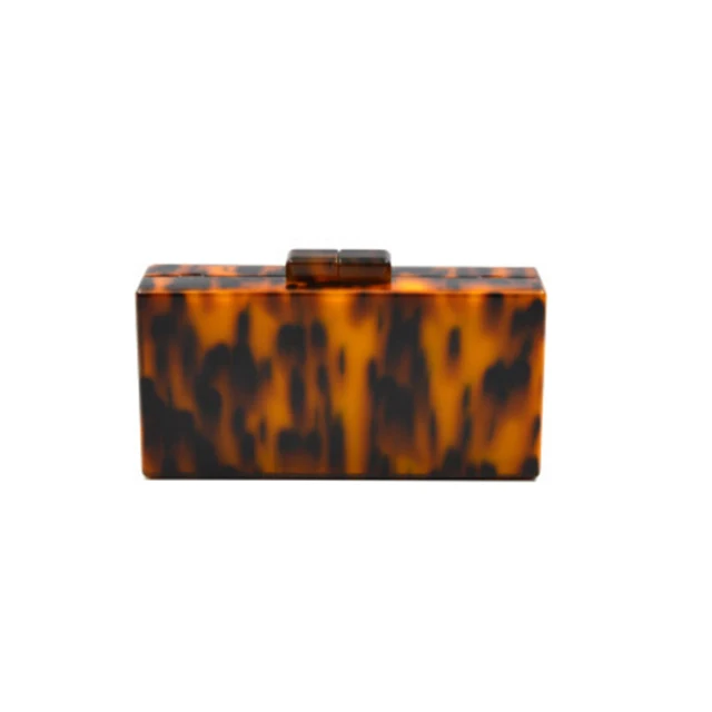 tortoiseshell clutch bag