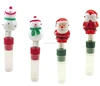 Santa And Snowman toy Candy Tube can Fill Chocolate Candy with Led Light-Up