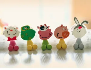Image of Cartoon kids soft PVC toothbrush holder with Suction cup